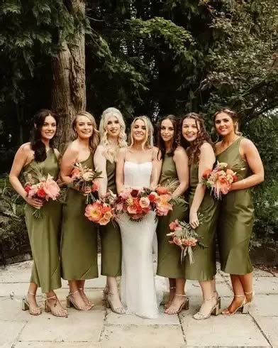 Olive Green Bridesmaid Dresses For All Styles And Seasons Olive Green