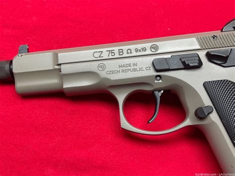 CZ 75B Omega Urban Grey Threaded Barrel Semi Auto Pistols At