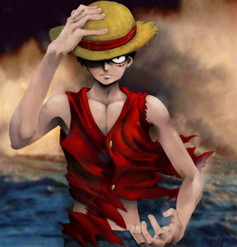 Monkey D Rufy By Reapier Anime One Piece Cappello Di Paglia Rufy