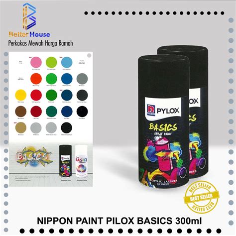 Jual Cat Semprot Pilox Basics Cat Spray Nippon Paint Shopee Indonesia