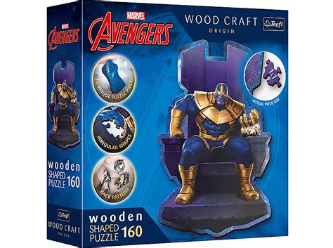 Trefl Holz Form Puzzle Teile Marvel Avengers Thanos Auf Dem