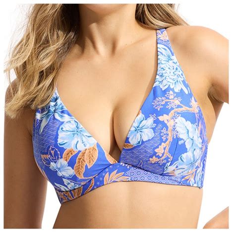 Seafolly Eden DD Fixed Tri Bra Bikini Top Damen Online Kaufen