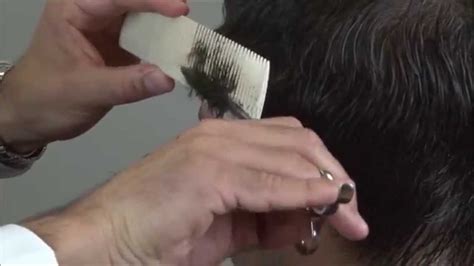 How To Cut Hair With Scissors Scissor Over Comb Part 3 Youtube