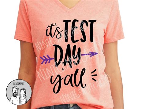 Teacher Svg Test Svg Testing Shirt Teacher Testing Svg Test Day