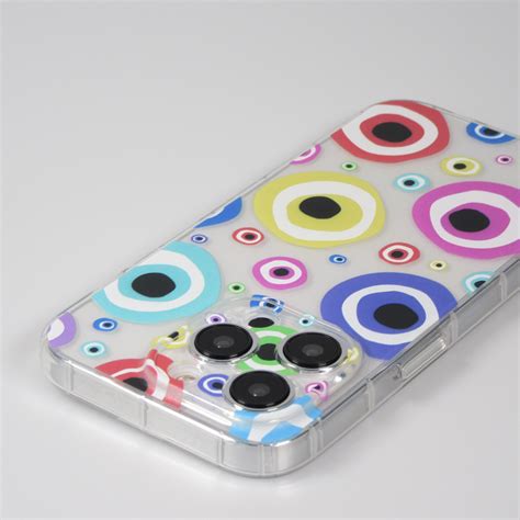 iPhone 14 Pro Case Hülle Gummi Silikon transparent artistische Muster