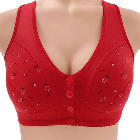 Clearance Push Up Bras For Women Comfortable Daisy Bra For Seniors 2023 New Comfortable Front