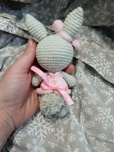 Królik króliczek amigurumi szydełkowy Bażanowice Kup teraz na