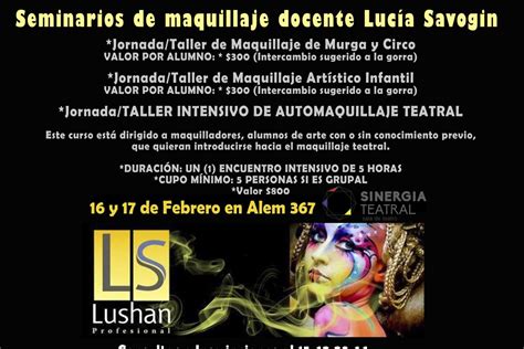 Taller Intensivo De Auto Maquillaje Teatral En Sinergia Municipalidad