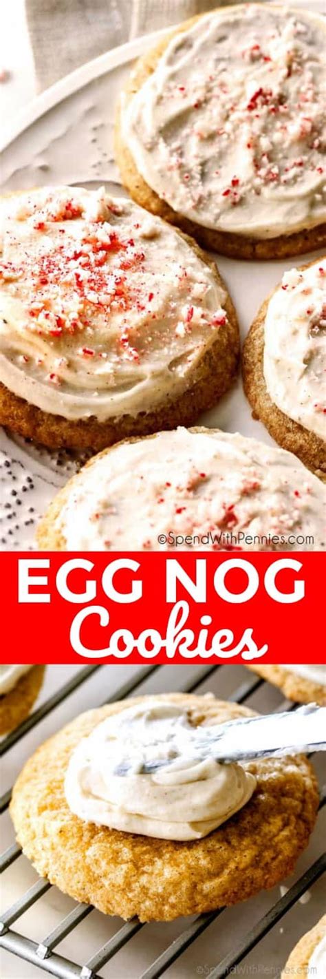 Eggnog Cookies Homemade Eggnog Icing Spend With Pennies