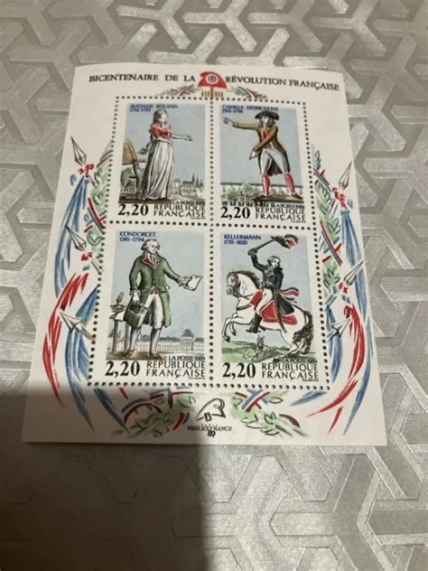 FRANCE 1989 BICENTENAIRE De La Revolution Francaise Bf Neuf Yt 10