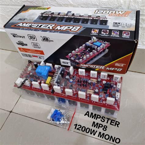 Jual Kit Power Amplifier Mono Ampster Mp W X Toshiba Ct V