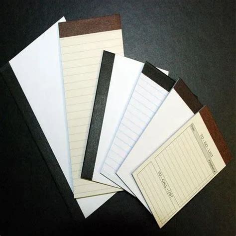 Brown Glossy Estimate Paper Pad Size 5 X 8 50 At Rs 7 Piece In Rajkot