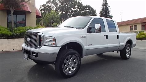 2006 Ford F250 Lariat Powerstroke Turbo Diesel 4x4 Crew Cab Sb Video