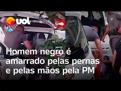 Mãe De Suspeito Negro Amarrado Com Cordas Pela Pm Não é Porco