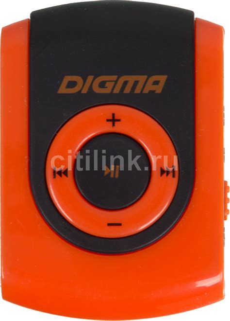 Характеристики MP3 плеер Digma C1 flash 4ГБ красный (738799) смотреть в ...