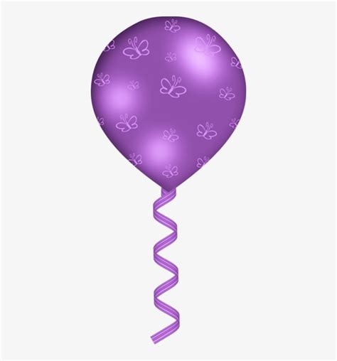 Purple Balloon Clip Art Globo De Cumplea Os Morado Transparent Png