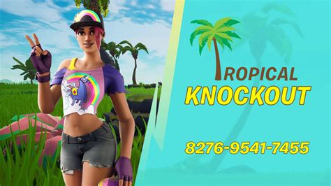 TROPICAL KNOCKOUT Fortnite Creative Map Code Dropnite