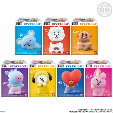 【歐賣小舖】現貨 Bandai 食玩 Bt21 好朋友系列1 全7種 歐賣小舖 Iopen Mall