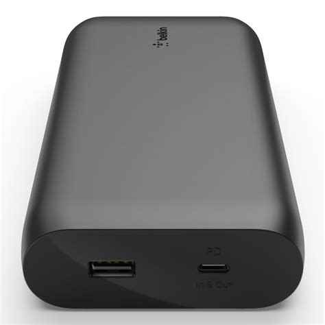 Powerbank De 20 000 Mah 30w Negro De Belkin Rossellimac