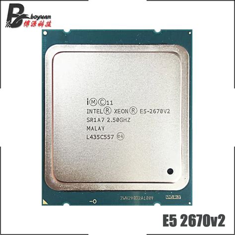 Intel Procesador Xeon E5 2670v2 E5 2670v2 E5 2670 V2 2 5 Ghz Cpu Usada