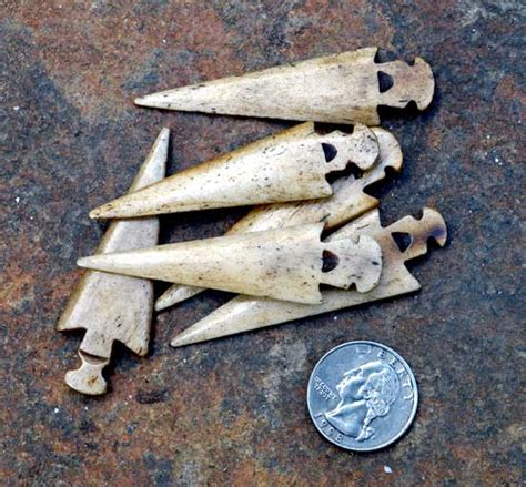 Carved Bone Arrowheads And Spear Points Goknapping