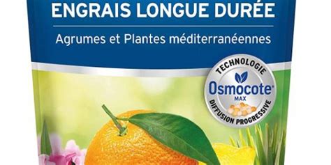 Engrais Longue Dur E Osmocote Max Agrumes Et Plantes M Diterran Ennes