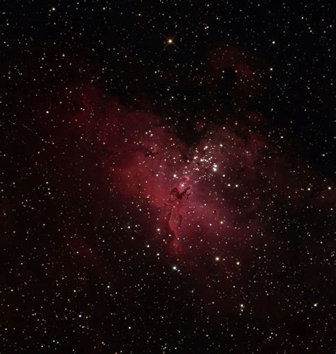 M16: The Eagle Nebula. Contains the famous "Pillars of Creation ...