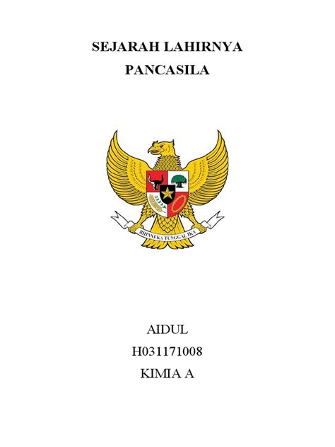 Sejarah Dan Proses Lahirnya Pancasila Pdf