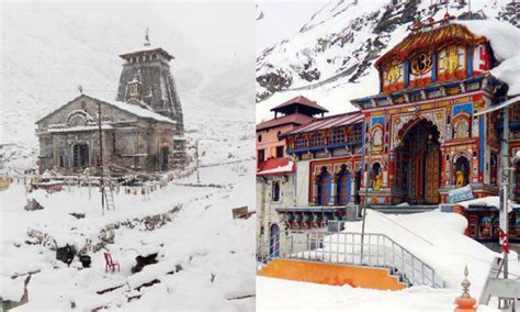 Uttarakhand Massive Snowfall Continues In Kedarnath Badrinath Dhams