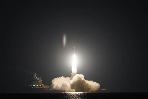 Chinas Commercial Ceres Rocket Launches Satellites From Sea Shandong