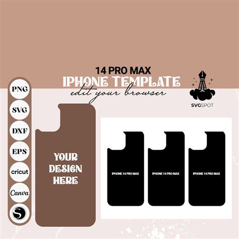 Iphone Pro Max Svg Iphone Pro Max Template Phone Case Pro