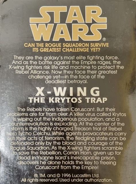 Star Wars X Wing The Krytos Trap Hobbies Toys Books Magazines