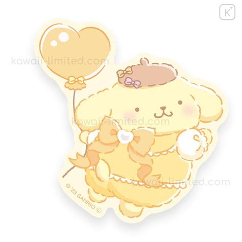 Japan Sanrio Vinyl Sticker Pompompurin Fantasy Story Kawaii Limited