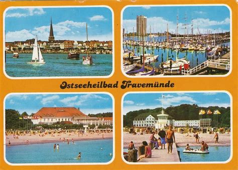 Postkarte Ostseeheilbad Travem Nde Ddr Museum Berlin