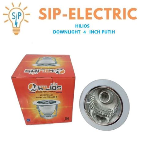 Jual Hilios Downlight 4 Dl 400 4 Putih Kap Rumah Dudukan Lampu 4 In