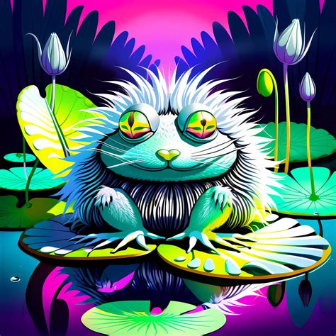 Psychedelic Fluffy Frog 8 By Astralgate On Deviantart