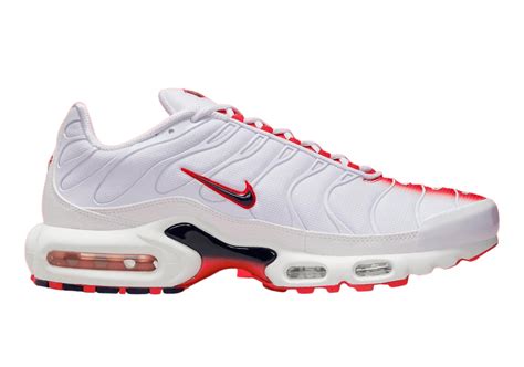 Nike Air Max Plus Tn White University Red Mens