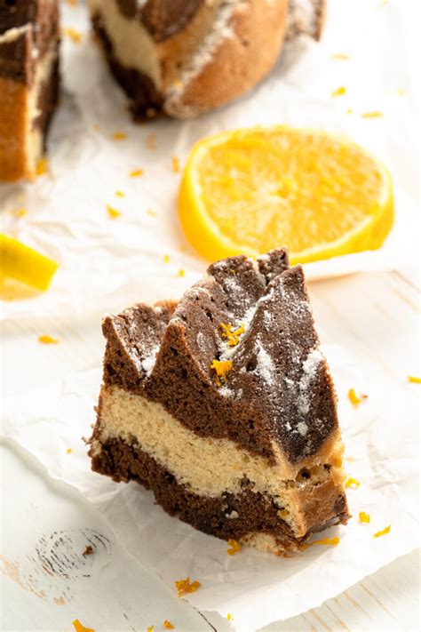 Vegan Chocolate Orange Marble Bundt Cake Easy Delicious