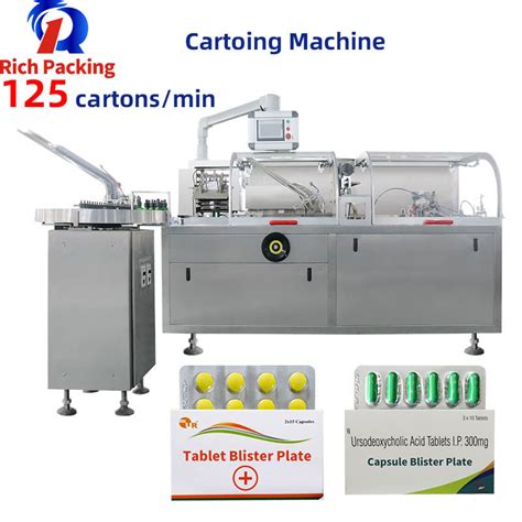 Automatic Horizontal Cartoning Machine For Drugs Tablets Capsule