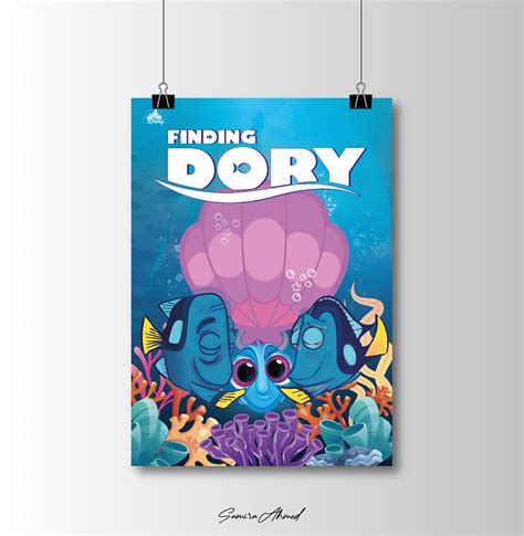 Redesgin finding dory poster on Behance