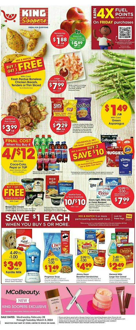 King Soopers Weekly Ad Deals From February