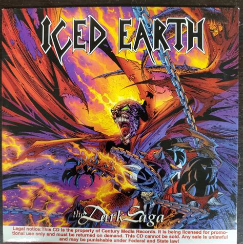 Iced Earth The Dark Saga 1996 Card Sleeve CD Discogs