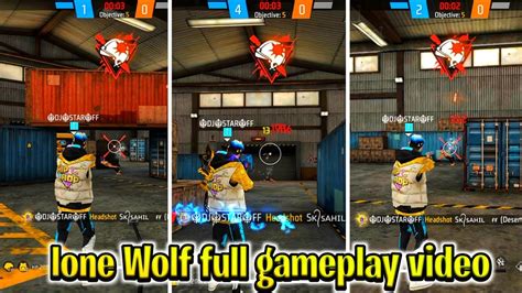 Lone Wolf Full Gameplay 1vs1🔥mode Freefirelone Wolf Gameplayfree