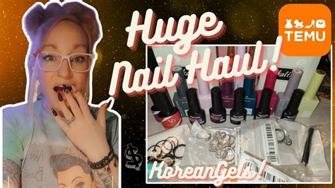 100 Temu Haul Affordable Nail Supplies Diy Nail At Home Korean