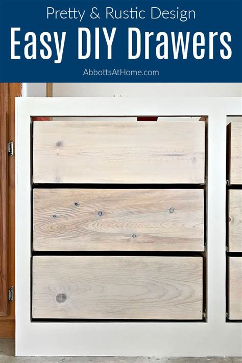 Easy DIY Drawer Boxes: Simple Wood Drawers with Video - Abbotts At Home