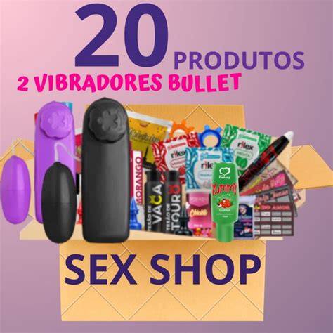 Caixa 2 Vibradores Sex Shop Kit 20 Unidades Sexy Sexo Revendedor