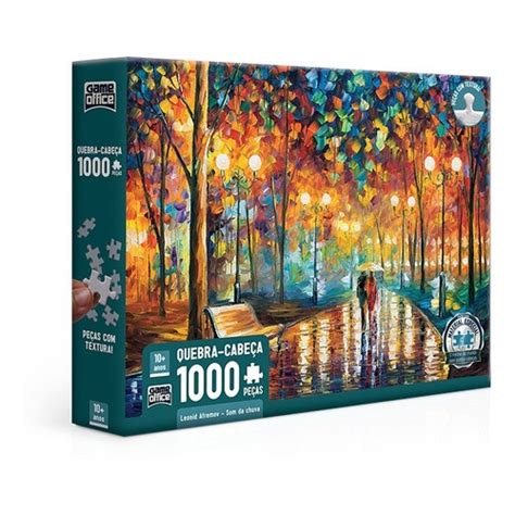 Quebra Cabeça Som Da Chuva - Quebra-Cabeça Leonid Afremov Som da Chuva 1000 Peças Toyster | Shopee ...