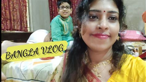 Durga Puja Ashtami Vlog Bangla Vlog Ayushman And Mom Youtube