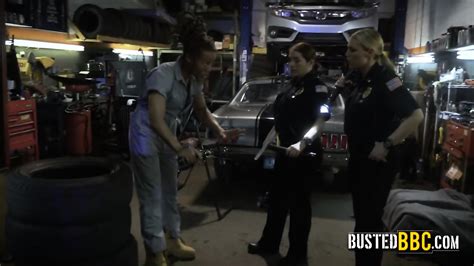 Milf Cops Suck On Chop Shop Owners Big Cock Deep And Hard