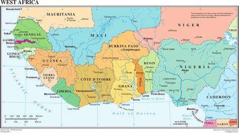 A Map Of West Africa